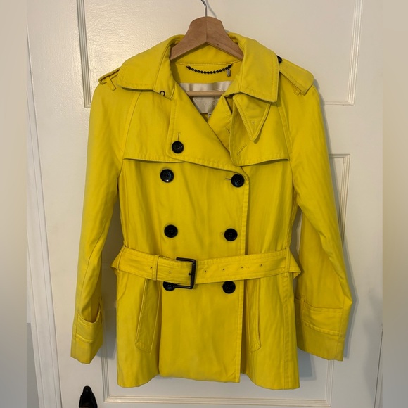 Coach Jackets & Blazers - Coach yellow coat XS classic style